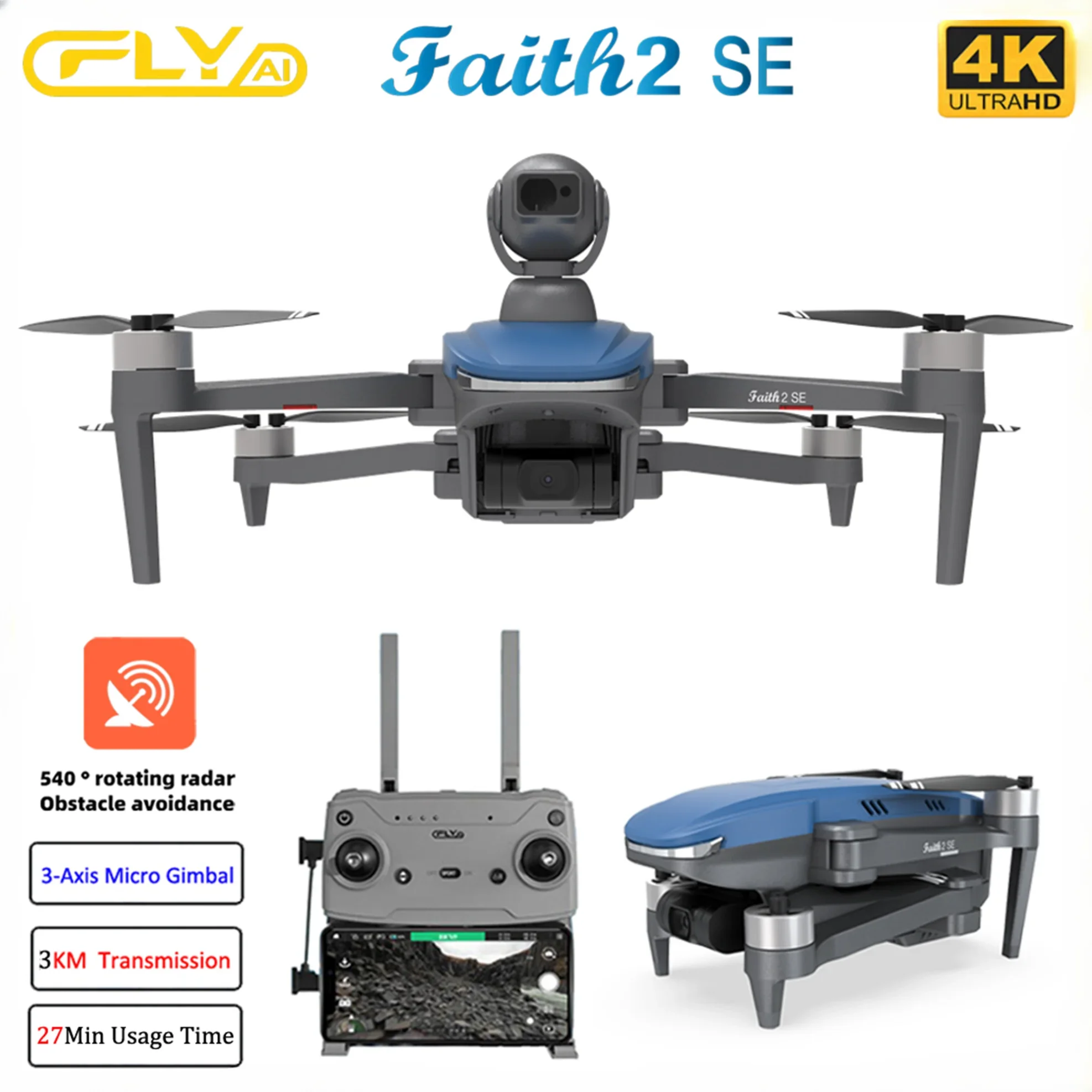 Faith 2 SE With 540° Obstacle  - Jjrc Drone X12 ulasan dan harga