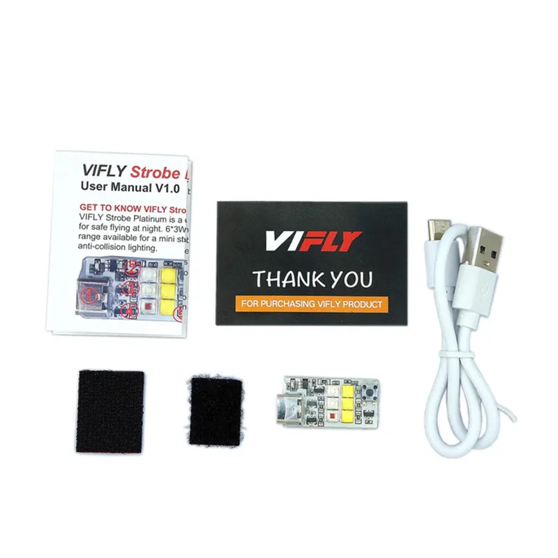 VIFLY Strobe Platinum 4 Color  - Drone Strobe Light ulasan dan harga